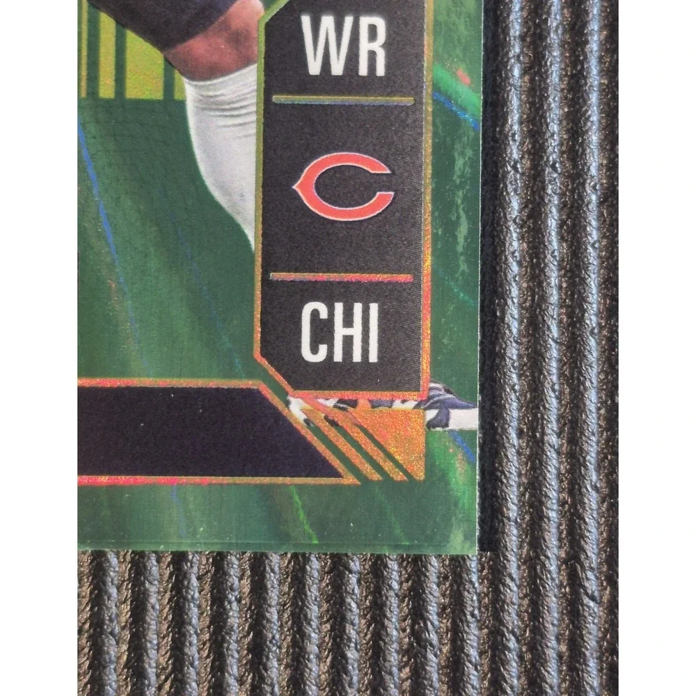 2024 Contenders Dj Moore #18 Green Sunburst Chicago Bears
